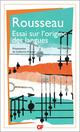 ESSAI SUR L'ORIGINE DES LANGUES 